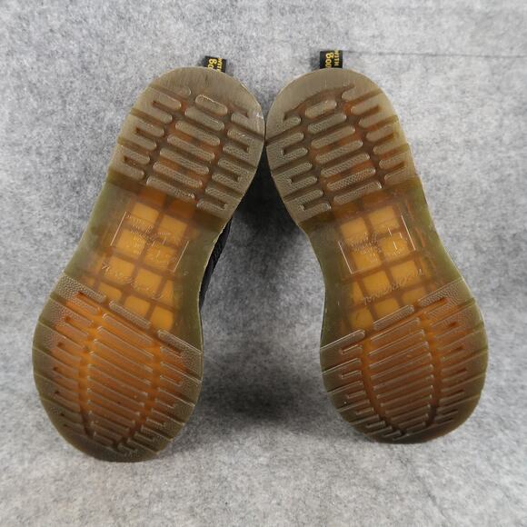 Dr Martens Shoes Womens 7 Boots Combat Classic Black 1460W 8 Eye Lace Up Chunky - Picture 11 of 16